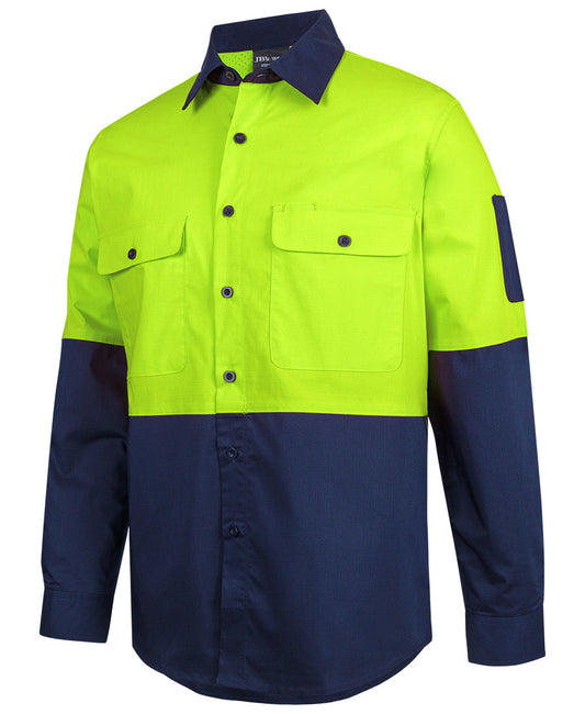 Jb.s Wear - Hi Vis Class F Ripstop L/S Work Shirt - 6HRFL