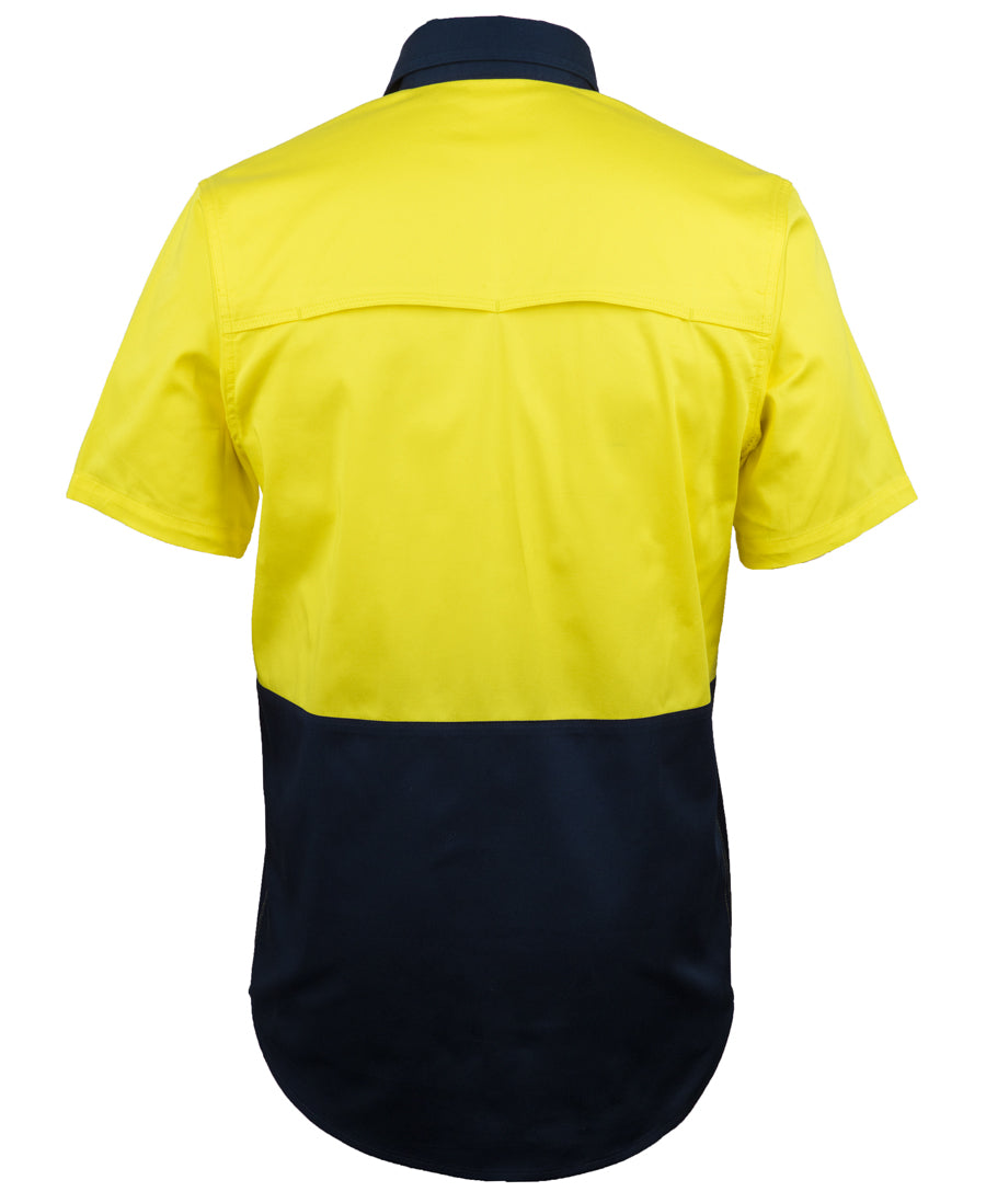 JB's Wear - Hi Vis S/S Stretch Work Shirt - 6HSWS