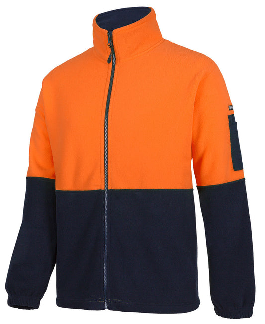 Jb's Wear -  Hi Vis Full Zip Polar Fleece - 6HVPF