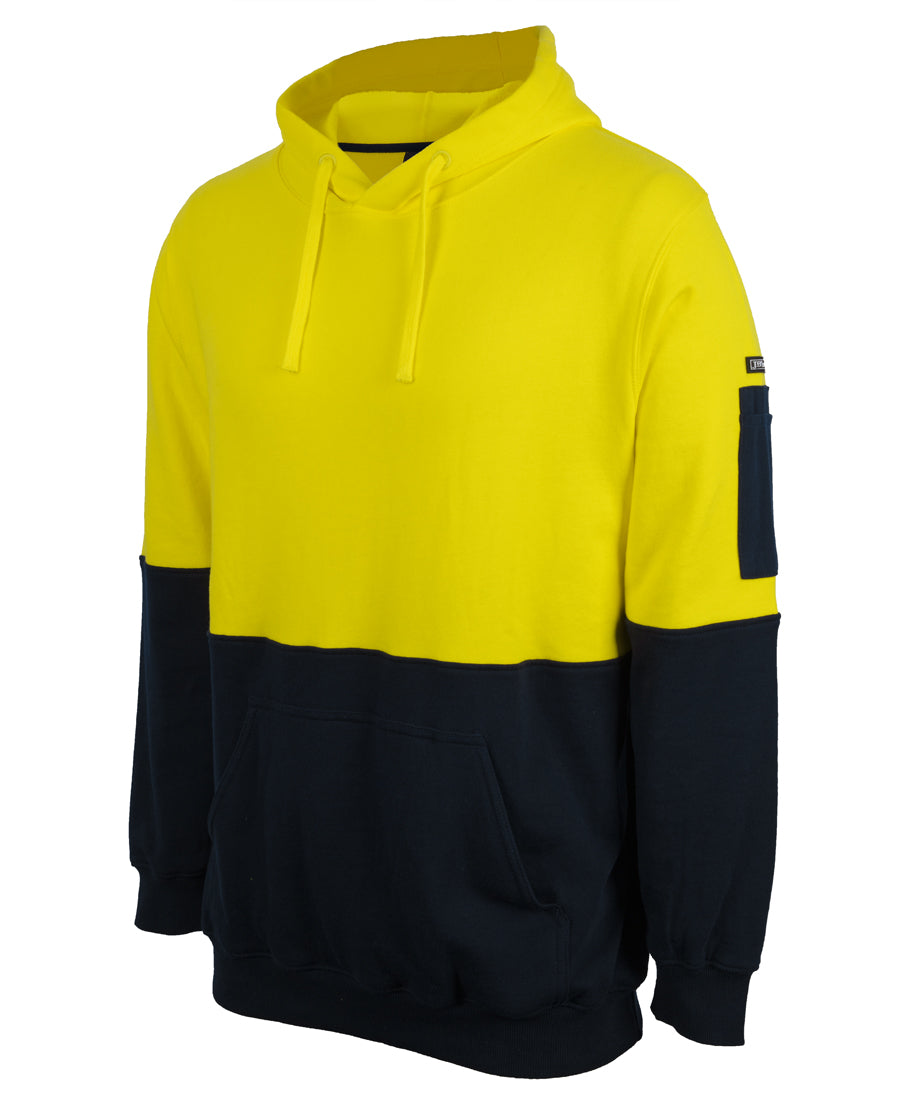 Jb's Wear - Hi Vis 310 Cotton Pull OverFleece Hoodie - 6HVPM