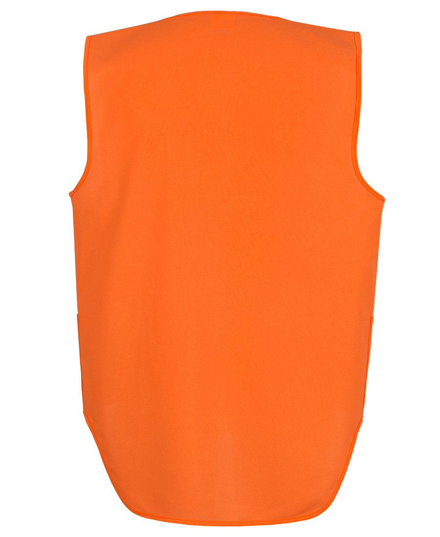 Jb's Wear - Hi Vis Zip Drop Tail Safety Vest - 6HVSW