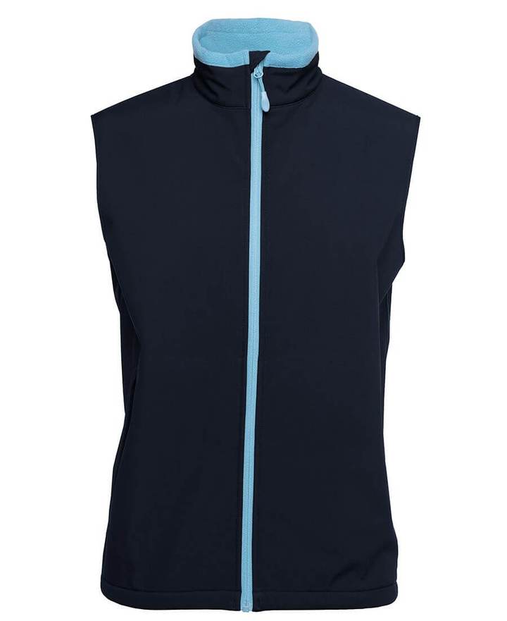 WITH NAME and LEFT Chest Logo _ Costco Cross RoadsJB's Podium Water Resistant Softshell Vest (3WSV)