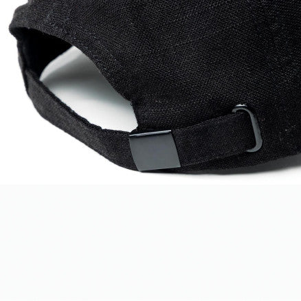 Legend Black - Lennox Linen Cap - 7111