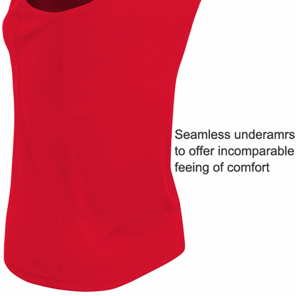 Stencil-Ladies Competitor Sleeveless Singlets-7114