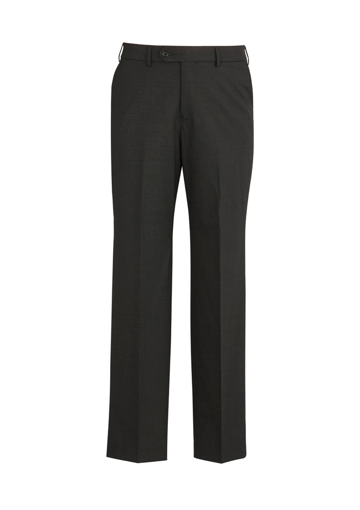 Biz Corporates - Mens Comfort Wool Stretch Flat Front Pant - 74012