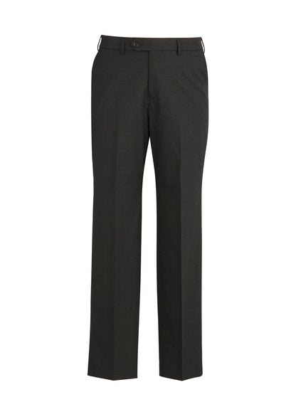 Biz Corporates - Mens Comfort Wool Stretch Flat Front Pant - 74012