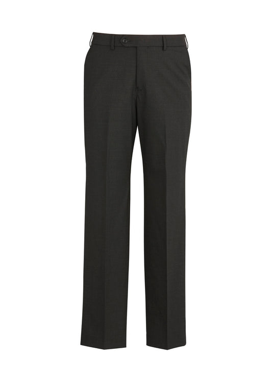 Biz Corporates - Mens Comfort Wool Stretch Flat Front Pant - 74012
