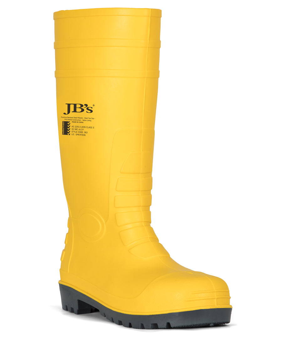 Jb'S Wear Steel Toe Cap And Steel Plate Gumboot 9G1