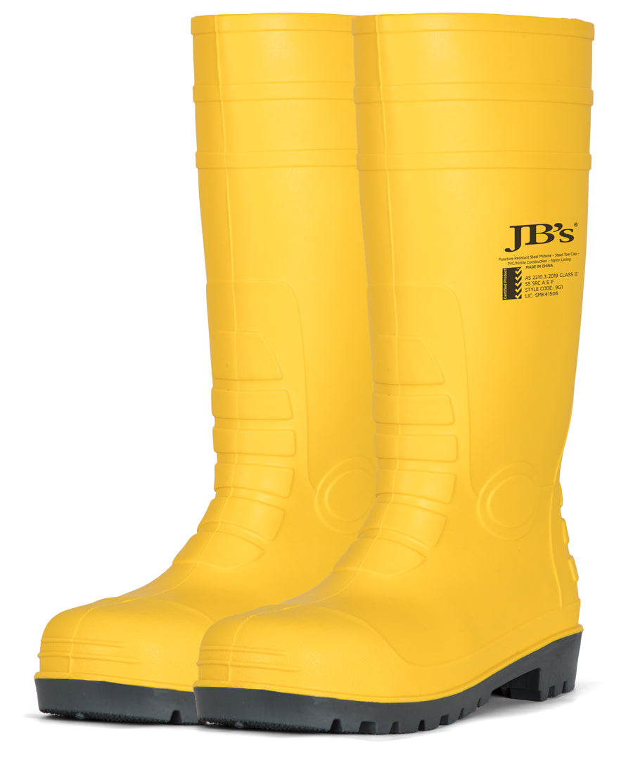 Jb'S Wear Steel Toe Cap And Steel Plate Gumboot 9G1