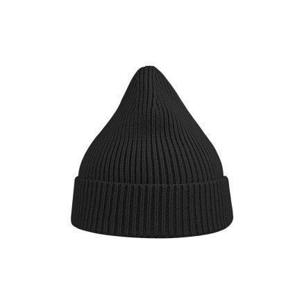 SANDHURST_ Atlantis - A4520 Andy Recycled Beanie/NAVY With logo