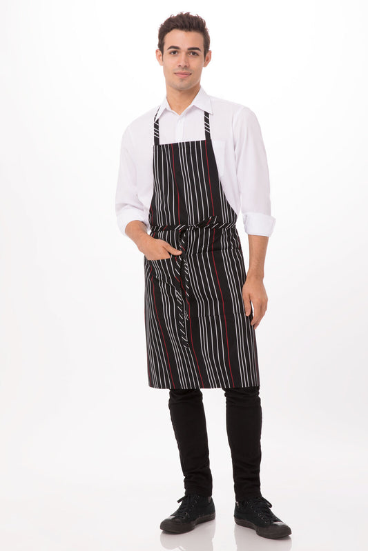 Chef Works - Striped Bib Apron