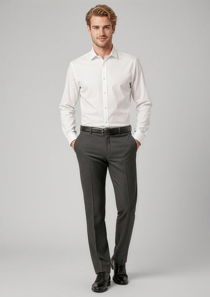 Biz Collection Mens Classic Flat Front Pant -BS29210