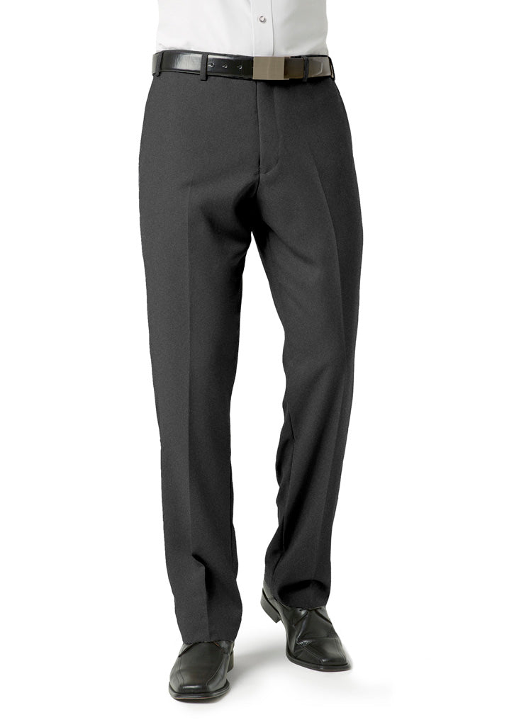 Biz Collection Mens Classic Flat Front Pant -BS29210