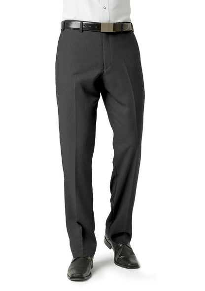 Biz Collection Mens Classic Flat Front Pant -BS29210