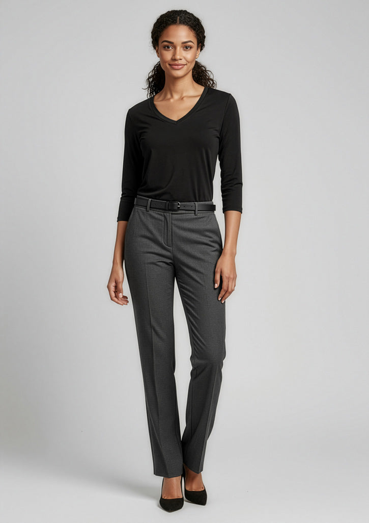 Biz Collection Ladies Classic Flat Front Pant -BS29320