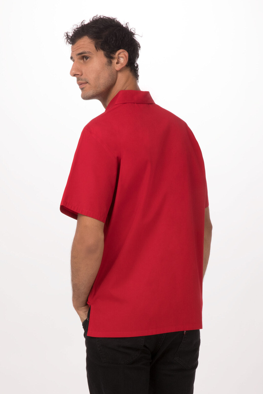 Chef Works - Genova Cafe Shirt - Red