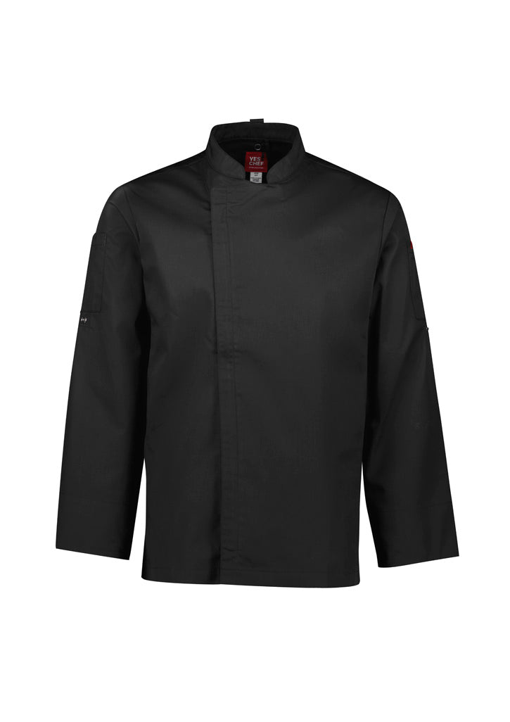 Biz Collection - Mens Alfresco Long Sleeve Chef Jacket - CH330ML