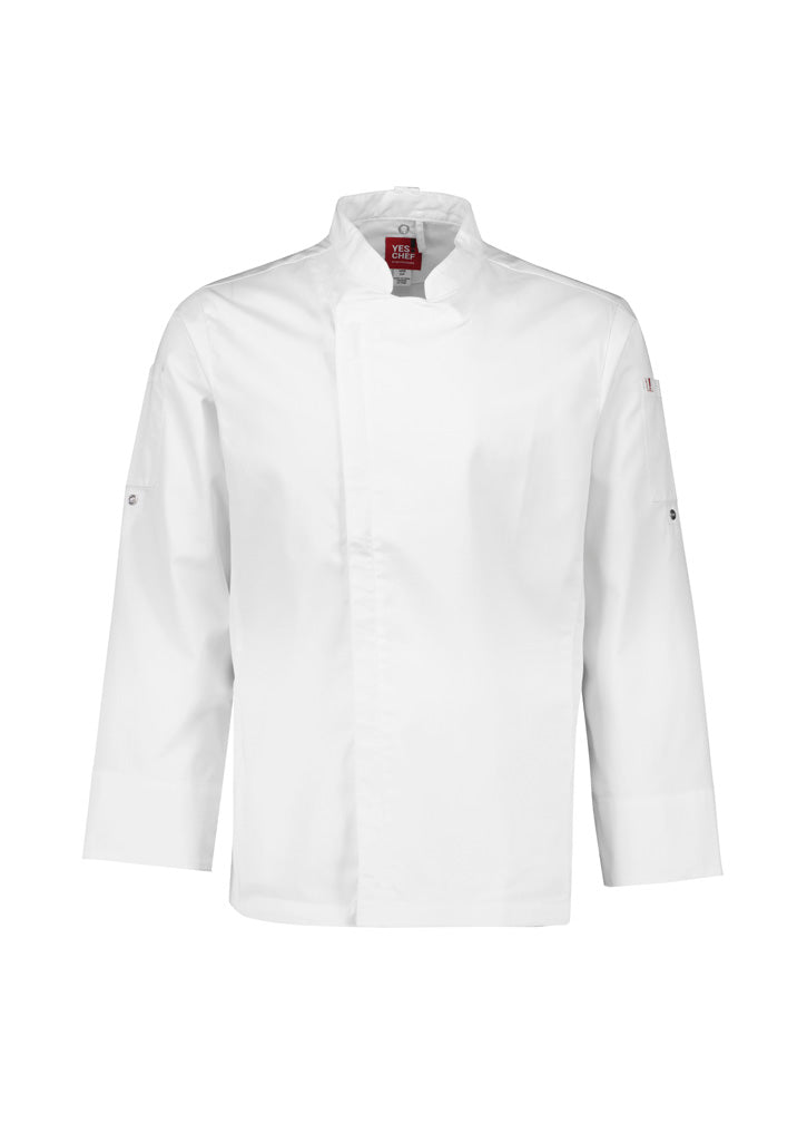 Biz Collection - Mens Alfresco Long Sleeve Chef Jacket - CH330ML