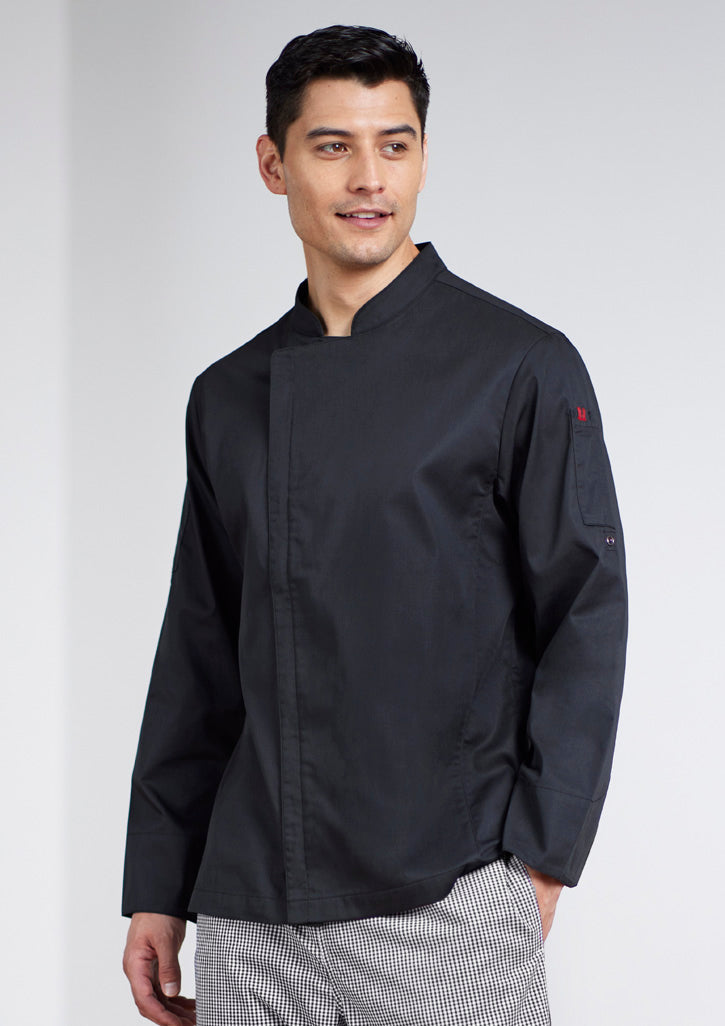 Biz Collection - Mens Alfresco Long Sleeve Chef Jacket - CH330ML