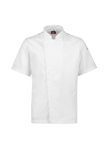 Biz Collection - Mens Alfresco Short Sleeve Chef Jacket - CH330MS