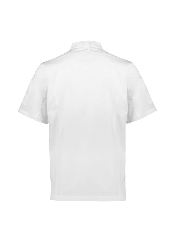 Biz Collection - Mens Alfresco Short Sleeve Chef Jacket - CH330MS