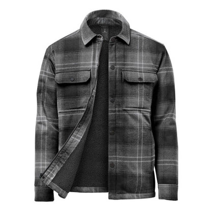 Stormtech -  Men's Highland Sherpa Lined Plaid Jacket - CJK-1M