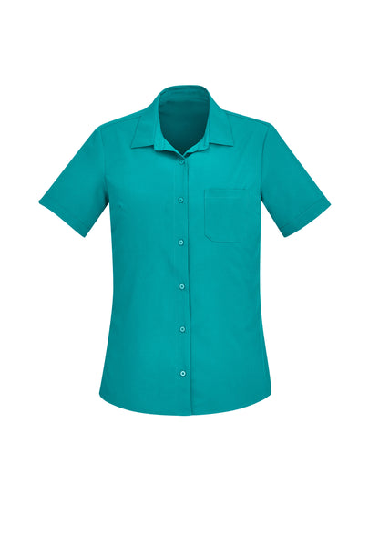 Biz Care - Womens Easy Stretch Short Sleeve Shirt  - CS947LS -1st