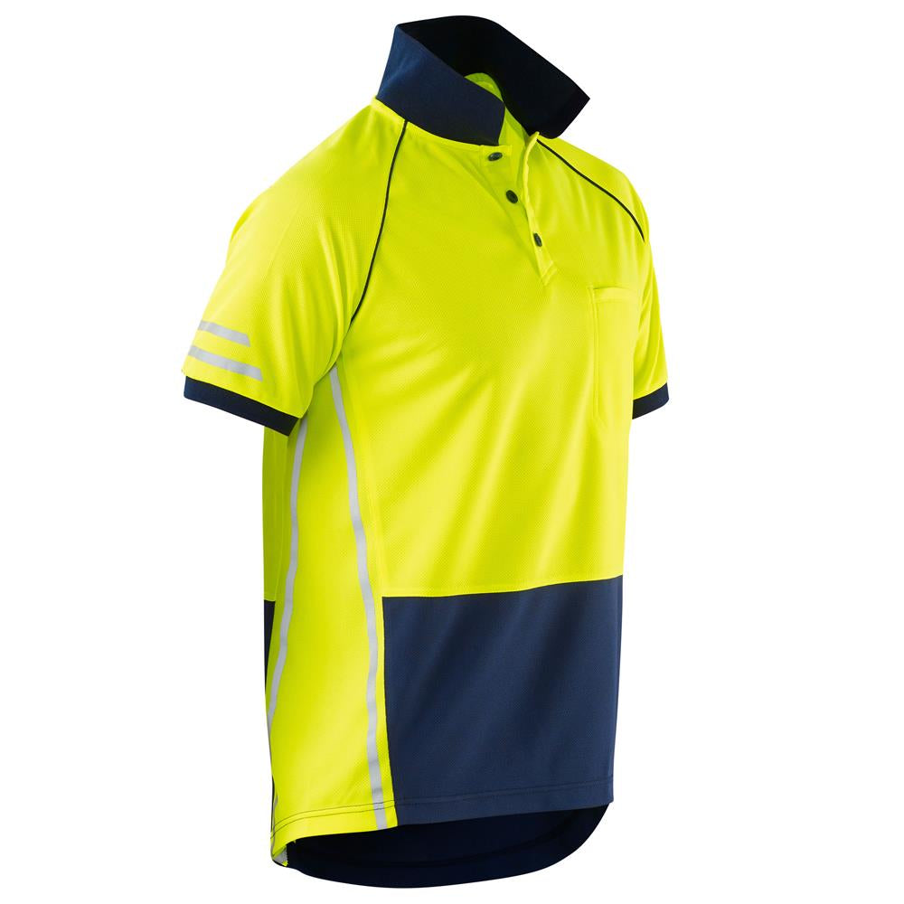 Rsea - Eleven Workwear Aerocool Spliced Hi-Vis Polo Shirt - E1423S