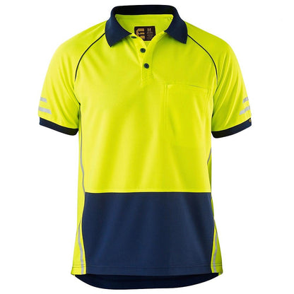 Rsea - Eleven Workwear Aerocool Spliced Hi-Vis Polo Shirt - E1423S