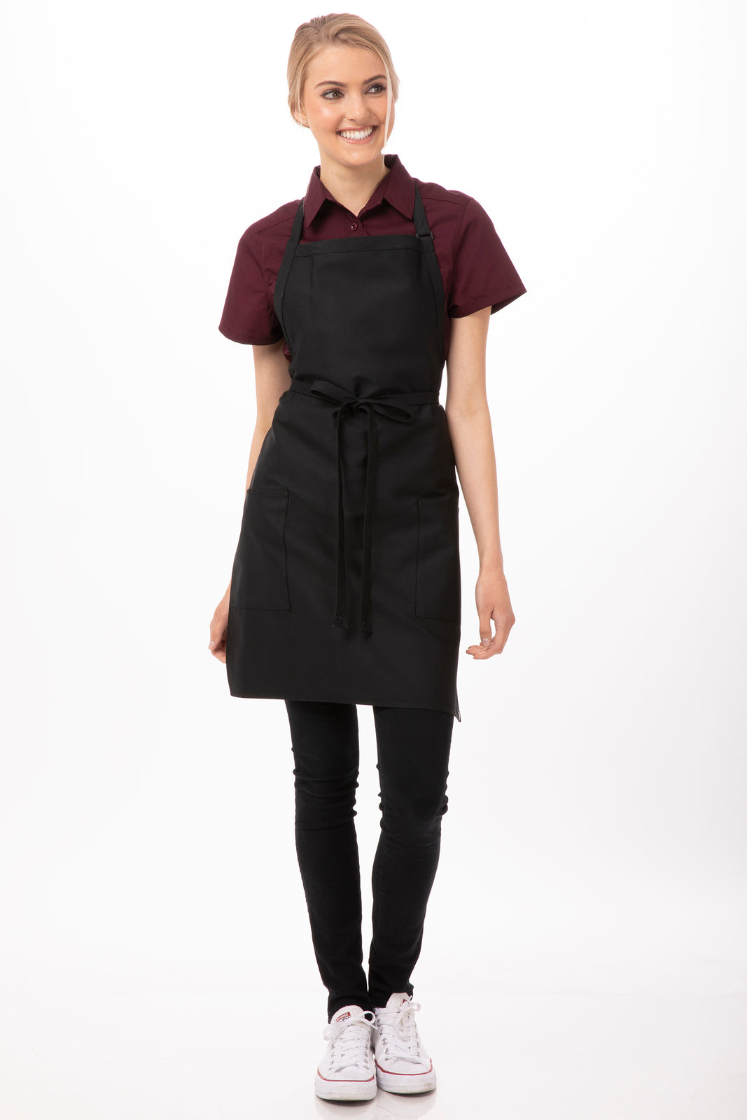 Chef Works - Two Patch Pocket Bib Apron