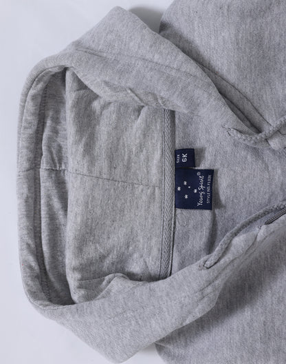 Winning Spirit- Kids' Double Bay Full Zip Fleecy Hoodie (FL03K)