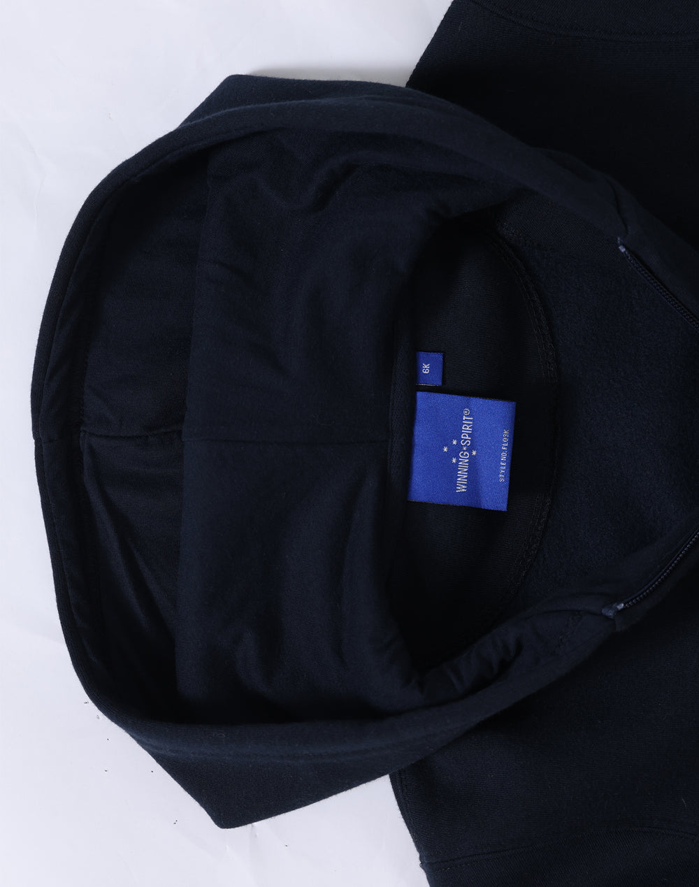 Winning Spirit- Kids' Double Bay Full Zip Fleecy Hoodie (FL03K)