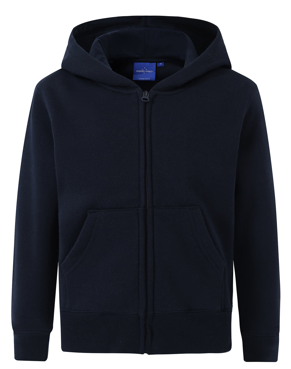 Winning Spirit- Kids' Double Bay Full Zip Fleecy Hoodie (FL03K)