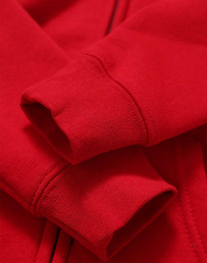 Winning Spirit- Kids' Double Bay Full Zip Fleecy Hoodie (FL03K)