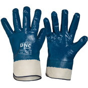 DNC - Blue Nitrile Full Dip With Canvas Cuff - GN34