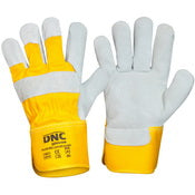 DNC - Yellow Premium Grey Leather Glove - GR25