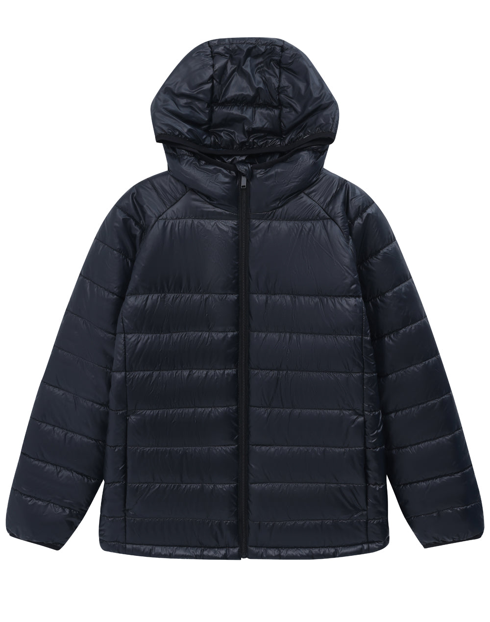 Winning Spirit - Kids Sustainable Lightweight Hooded Puffer Jacket - JK67K