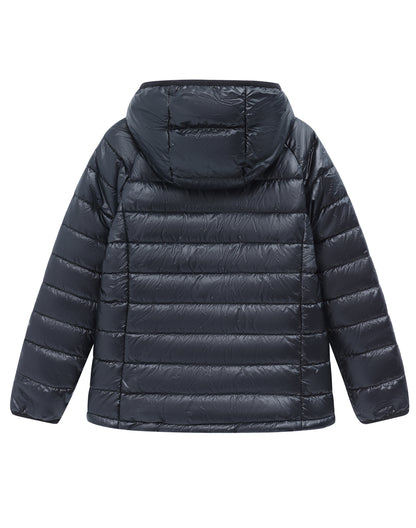 Winning Spirit - Kids Sustainable Lightweight Hooded Puffer Jacket - JK67K