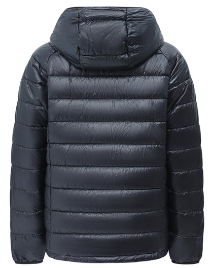 Winning Spirit - Kids Sustainable Lightweight Hooded Puffer Jacket - JK67K