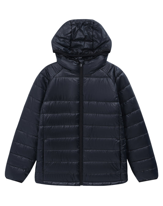 Winning Spirit - Kids Sustainable Lightweight Hooded Puffer Jacket - JK67K