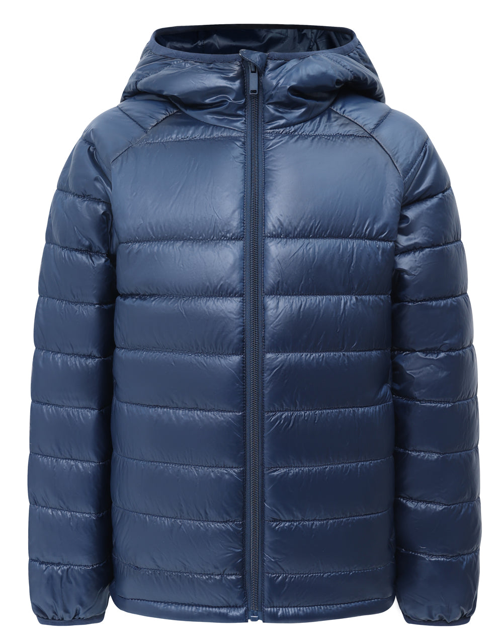 Winning Spirit - Kids Sustainable Lightweight Hooded Puffer Jacket - JK67K