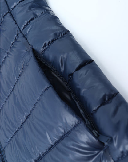 Winning Spirit - Kids Sustainable Lightweight Hooded Puffer Jacket - JK67K
