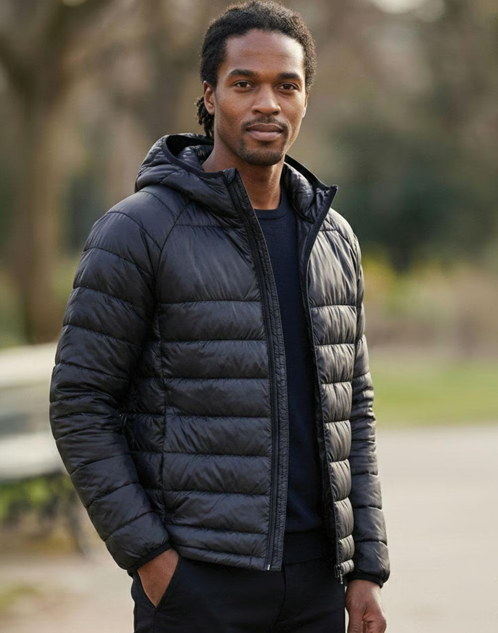 Winning Spirit - Adults Sustainable Lightweight Hooded Puffer Jacket - JK67