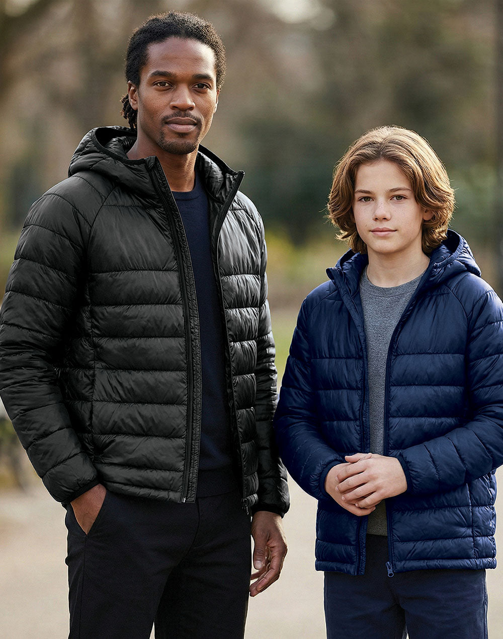 Winning Spirit - Kids Sustainable Lightweight Hooded Puffer Jacket - JK67K