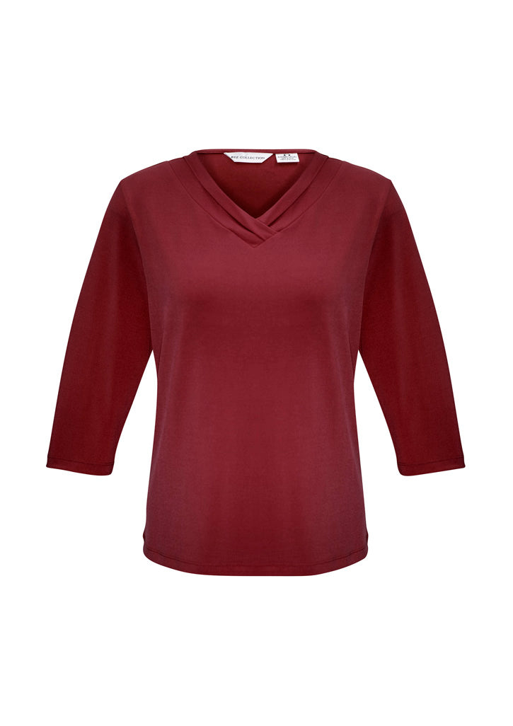 Biz Collection Ladies Lana 3/4 Sleeve Top K819LT