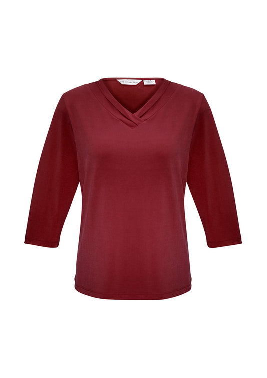 Biz Collection Ladies Lana 3/4 Sleeve Top K819LT