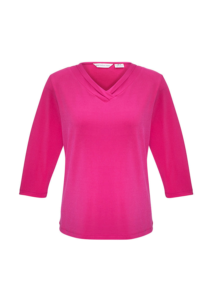 Biz Collection Ladies Lana 3/4 Sleeve Top K819LT