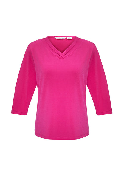 Biz Collection Ladies Lana 3/4 Sleeve Top K819LT