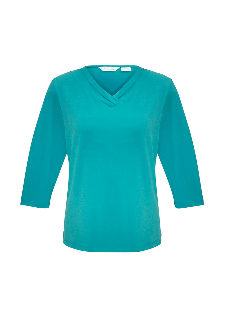 Biz Collection Ladies Lana 3/4 Sleeve Top K819LT