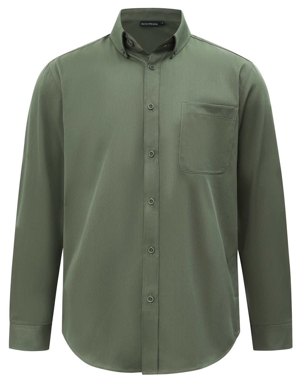 Winning Spirit - Mens Smart Casual Cotton Blend L/S Shirt - M7009L